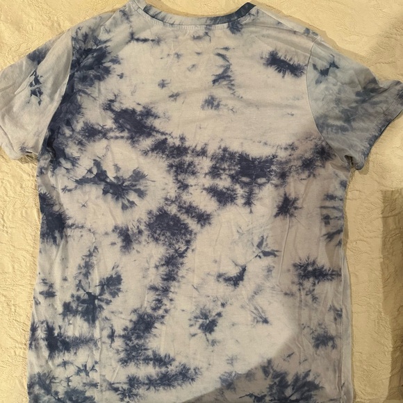 Blue Tie-Dye Men's T-Shirt - Picture 2 of 3